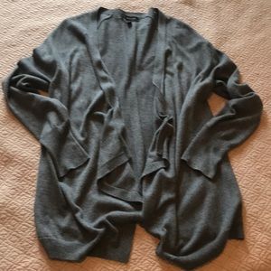 Banana Republic Gray Open Cardigan